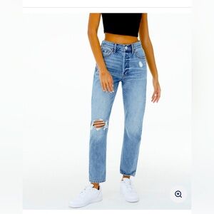 Aeropostale 90s Super High Rise Straight Jeans -Size 2